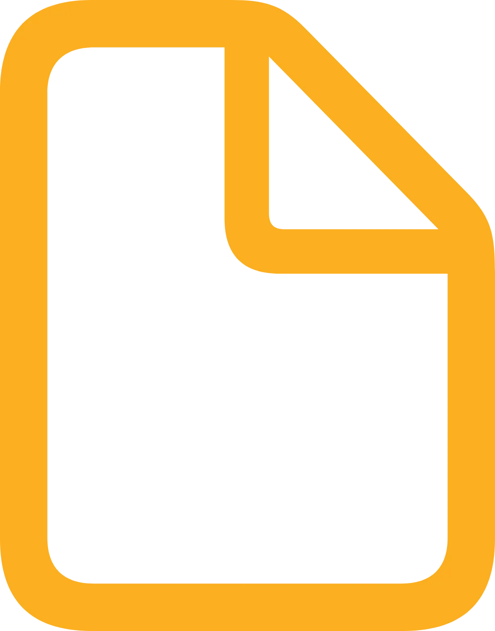Orange File Icon