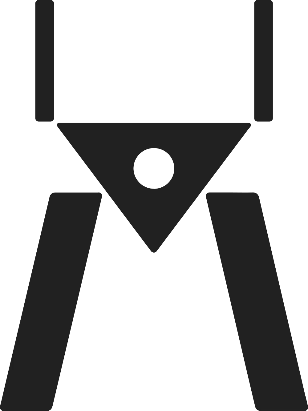 Black Robot Icon